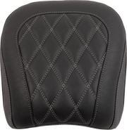 MUSTANG Wide Tripper* Seat - Passenger - Gun Metal Stitching - FLT/FLH '23-'25 88511GM