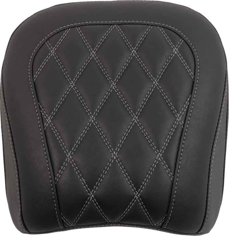 MUSTANG Wide Tripper* Seat - Passenger - Gun Metal Stitching - FLT/FLH '23-'25 88511GM