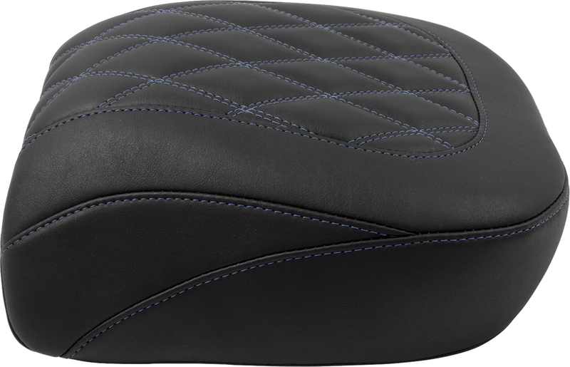 MUSTANG Wide Tripper* Seat - Passenger - Sky Blue Stitching - FLT/FLH '23-'25 88511SB