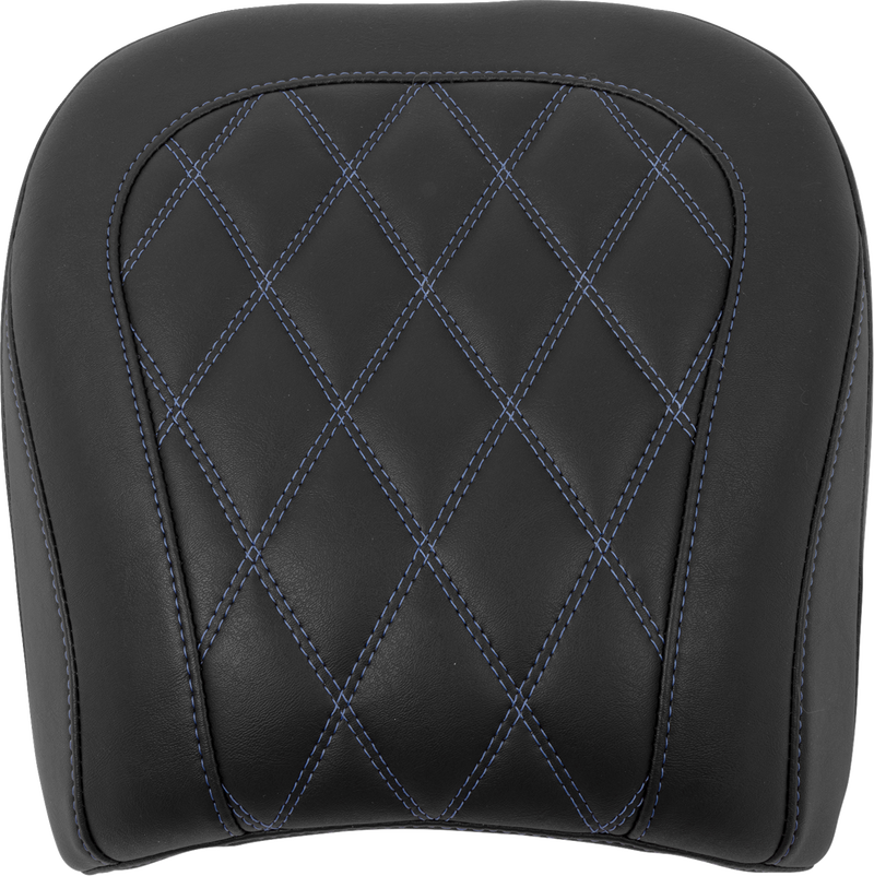 MUSTANG Wide Tripper* Seat - Passenger - Sky Blue Stitching - FLT/FLH '23-'25 88511SB