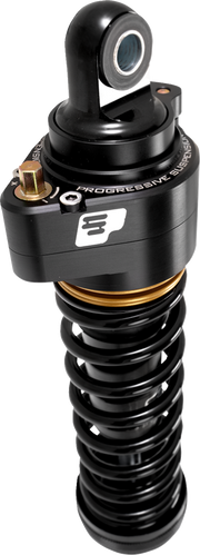 PROGRESSIVE SUSPENSION 944 Series Shock - 13" - 12" Ride Height - Ultra Touring-QPS - Heavy Duty - Black/Gold 944-4020UT-QPS