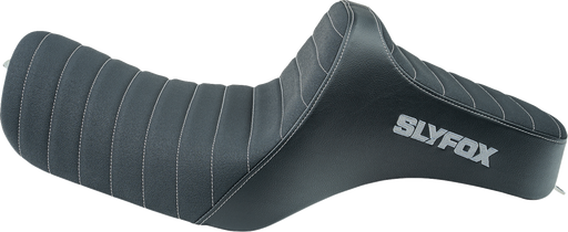 SLYFOX Highnoon Seat - Vinyl - Classic Stitch - Silver Logo - XL 4709B-SlyFox