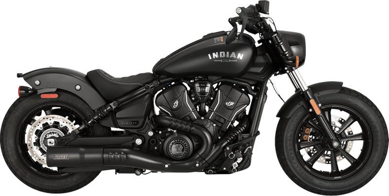 VANCE & HINES Hi-Output Slip-On Muffler - Black - Indian Scout/Bobber 48627