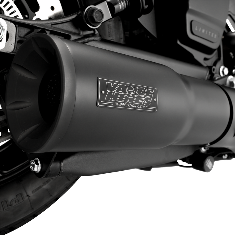 VANCE & HINES Hi-Output Slip-On Muffler - Black - Indian Scout/Bobber 48627