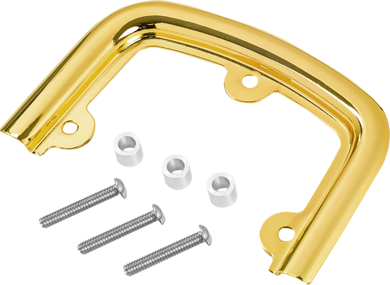 SADDLEMEN Sissy Bar Pad Bracket - Gold 15725GO