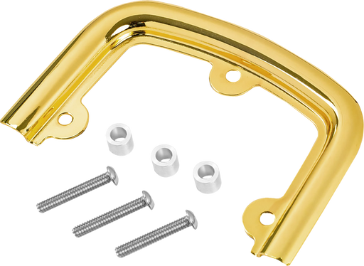 SADDLEMEN Sissy Bar Pad Bracket - Gold 15725GO