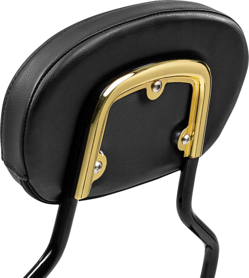 SADDLEMEN Sissy Bar Pad Bracket - Gold 15725GO