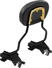 SADDLEMEN Sissy Bar Pad Bracket - Gold 15725GO