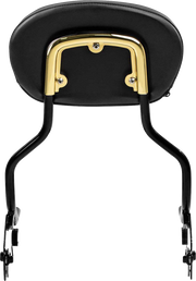 SADDLEMEN Sissy Bar Pad Bracket - Gold 15725GO