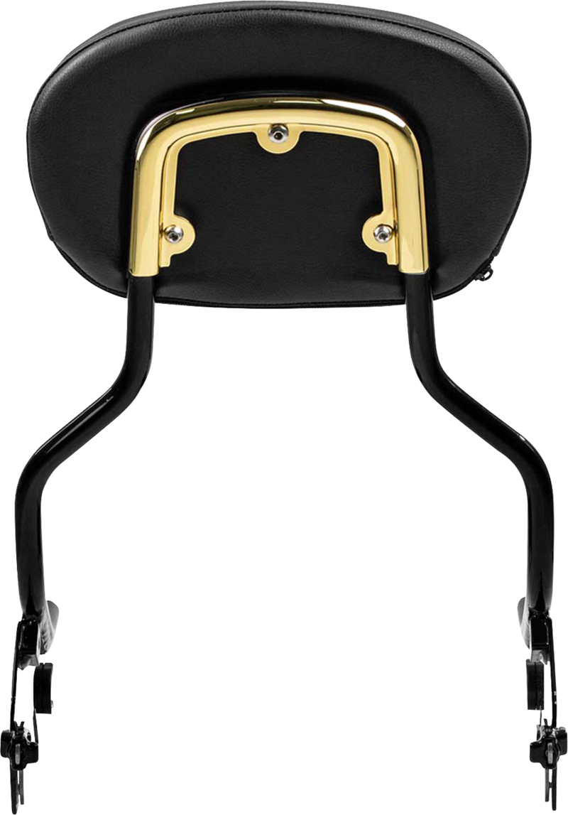 SADDLEMEN Sissy Bar Pad Bracket - Gold 15725GO