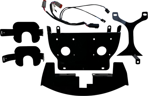 CUSTOM DYNAMICS Shark Demon? 2 Headlight/Fog Light - w/ Speed Plates SD2-23-RG-YW