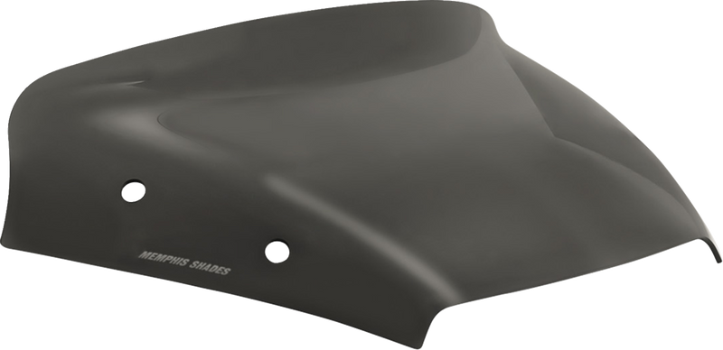 MEMPHIS SHADES Spoiler Windshield - 2" - Dark Black Smoke - FLTR MEP88010