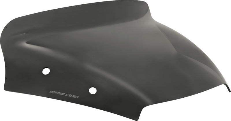 MEMPHIS SHADES Spoiler Windshield - 3" - Dark Black Smoke - FLTR MEP88110