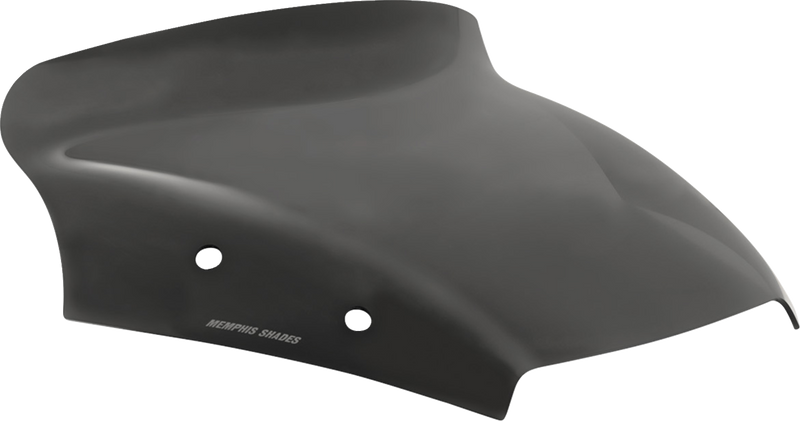 MEMPHIS SHADES Spoiler Windshield - 4" - Dark Black Smoke - FLTR MEP88210