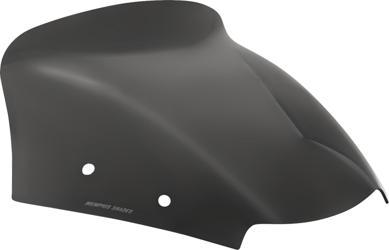 MEMPHIS SHADES Spoiler Windshield - 6" - Dark Black Smoke - FLTR MEP88410