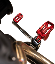 THRASHIN SUPPLY CO. Aggressor Footpegs - Rear- Red TSC-2022-2-D