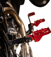 THRASHIN SUPPLY CO. Aggressor Footpegs - Rear- Red TSC-2022-2-D