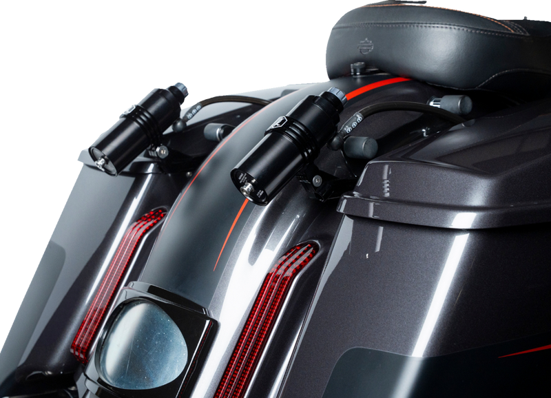 LEGEND SUSPENSION REVO ARC External Reservoir Mounts - Black 1313-0274