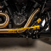 THRASHIN SUPPLY CO. Aggressor Brake Pedal - Gold - Touring TSC-2221-5