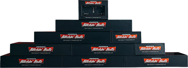 TRASK Bitchin' Bolts Hardware Kit - Titanium - M8 - Complete Driveline TM-1050
