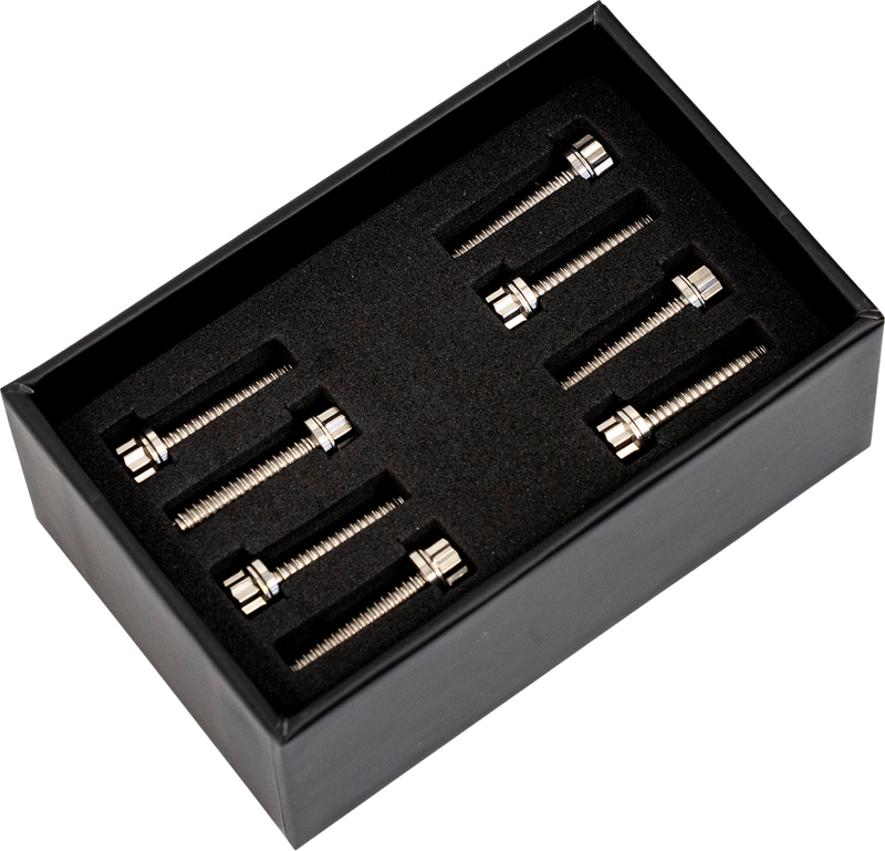 TRASK Bitchin' Bolts Hardware Kit - Titanium - M8 - Lifter Block TM-1050-B