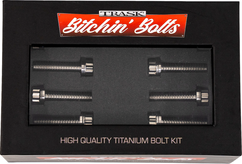 TRASK Bitchin' Bolts Hardware Kit - Titanium - M8 - Lifter Block TM-1050-B