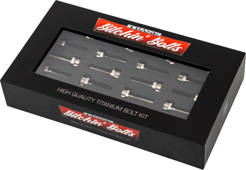 TRASK Bitchin' Bolts Hardware Kit - Titanium - M8 - Rocker Box TM-1050-D