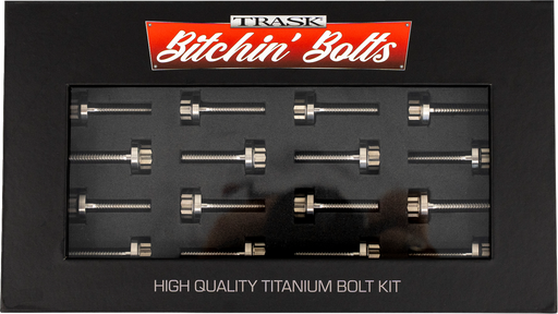 TRASK Bitchin' Bolts Hardware Kit - Titanium - M8 - Rocker Box TM-1050-D