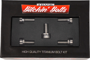 TRASK Bitchin' Bolts Hardware Kit - Titanium - M8 - Derby Cover TM-1050-A
