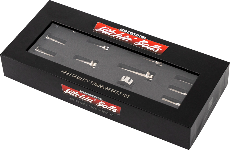 TRASK Bitchin' Bolts Hardware Kit - Titanium - M8 - Motor Mount TM-1050-E