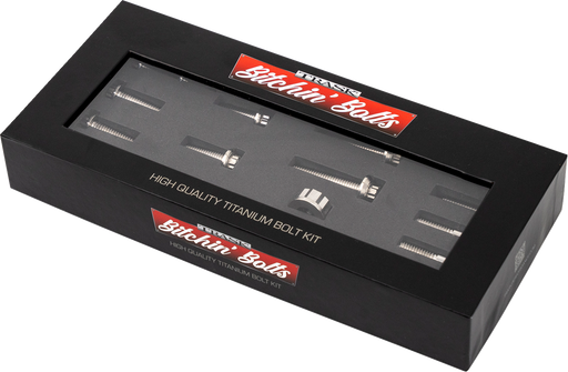 TRASK Bitchin' Bolts Hardware Kit - Titanium - M8 - Motor Mount TM-1050-E