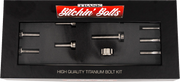 TRASK Bitchin' Bolts Hardware Kit - Titanium - M8 - Motor Mount TM-1050-E