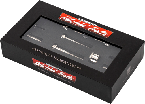 TRASK Bitchin' Bolts Hardware Kit - Titanium - M8 - Peg Mount TM-1050-F