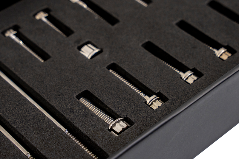 TRASK Bitchin' Bolts Hardware Kit - Titanium - M8 - Primary Cover TM-1050-G