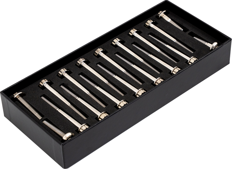 TRASK Bitchin' Bolts Hardware Kit - Titanium - M8 - Crankcase TM-1050-H