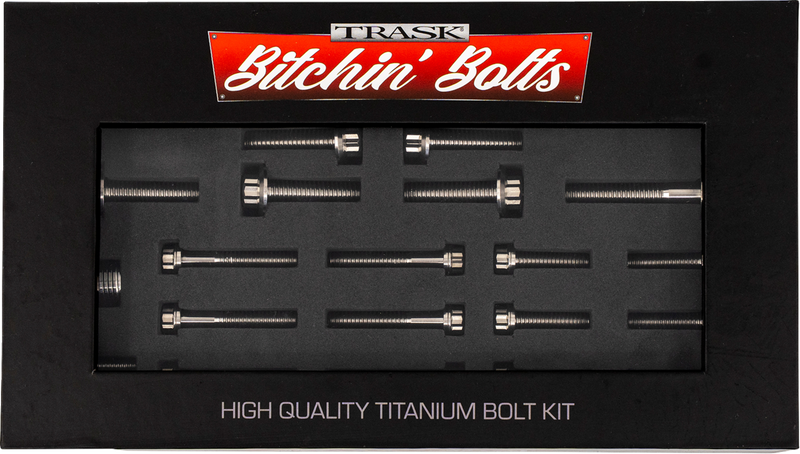 TRASK Bitchin' Bolts Hardware Kit - Titanium - M8 - Transmission TM-1050-I