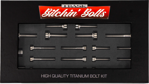 TRASK Bitchin' Bolts Hardware Kit - Titanium - M8 - Transmission TM-1050-I