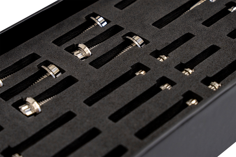 TRASK Bitchin' Bolts Hardware Kit - Titanium - M8 - Transmission TM-1050-I