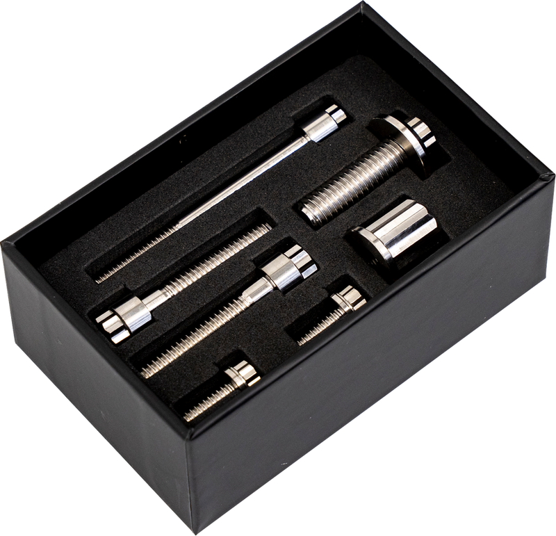 TRASK Bitchin' Bolts Hardware Kit - Titanium - M8 - Coil and Horn TM-1050-J