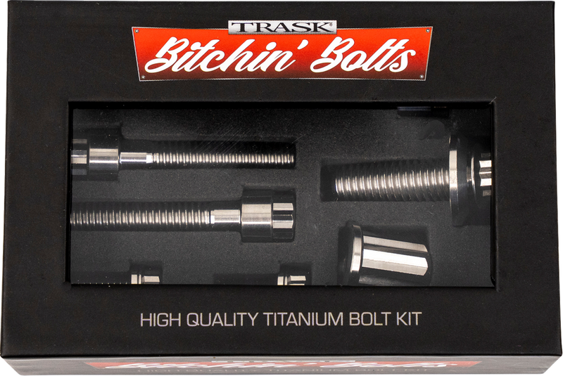 TRASK Bitchin' Bolts Hardware Kit - Titanium - M8 - Coil and Horn TM-1050-J