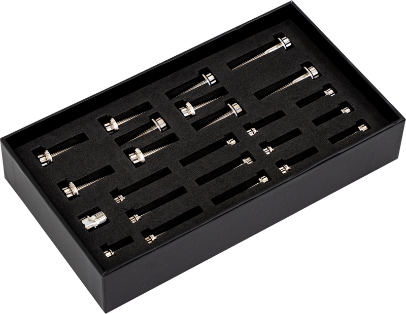 TRASK Bitchin' Bolts Hardware Kit - Titanium - M8 - Transmission TM-1050-I