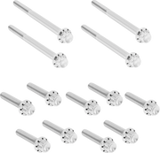 ARLEN NESS Bolt Kit - Primary Cover - Titanium - 12-Point - Softail - Polished 300-929