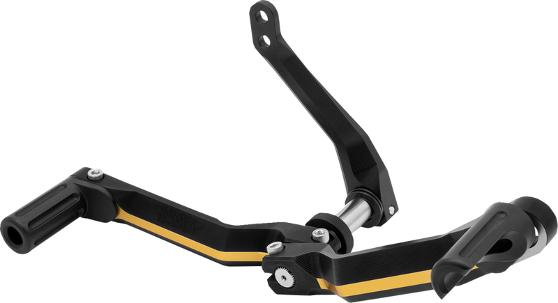 DRAG SPECIALTIES Heel/Toe Shifter - Adjustable - Black/Gold RCT-B007