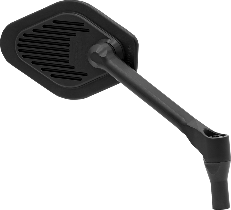 DRAG SPECIALTIES Mirror - Adjustable - Diamond - Black - Short Stem - Right M03-10R