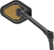 DRAG SPECIALTIES Mirror - Adjustable - Diamond - Black/Gold - Short Stem - Right M03-06R