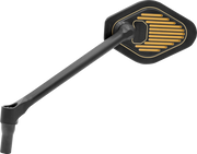 DRAG SPECIALTIES Mirror - Adjustable - Diamond - Black/Gold - Long Stem - Left M03-12L