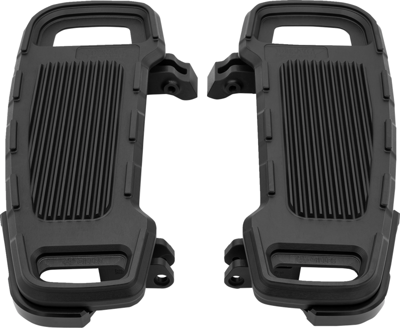 DRAG SPECIALTIES Floorboards - Adjustable Width - Black FB-B002