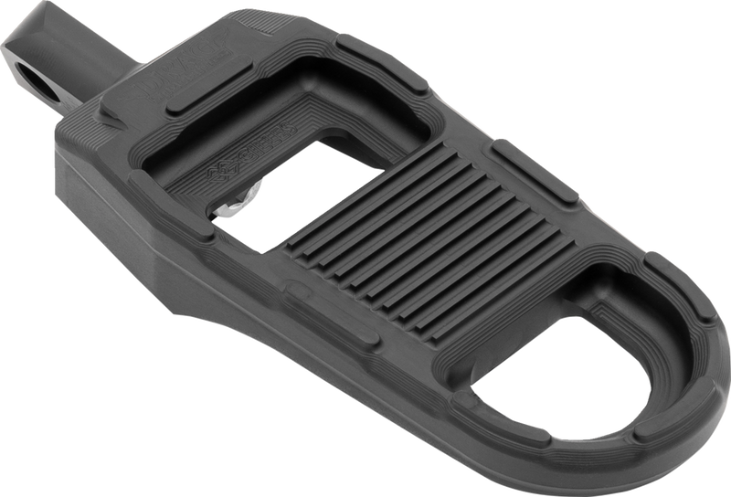 DRAG SPECIALTIES Adjustable Foot Pegs - Black RGK2-B001