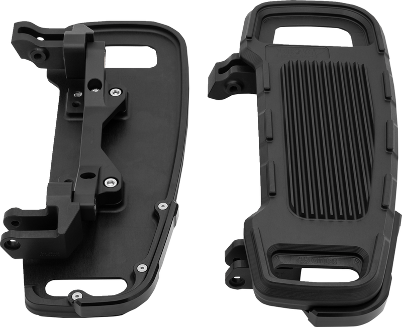DRAG SPECIALTIES Floorboards - Adjustable Width - Black FB-B002