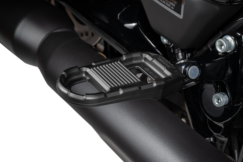 DRAG SPECIALTIES Adjustable Foot Pegs - Black RGK2-B001